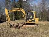 1998 Caterpillar 307C crawler excavator side view