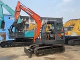2019 Doosan DX55 crawler excavator, side profile view