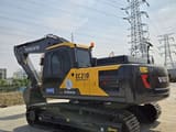 2023 Volvo EC210 crawler excavator, rear three-quarter view