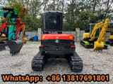 2024 Kubota U55 mini excavator rear view