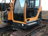 2015 Hyundai R125LCR-9A crawler excavator cab view