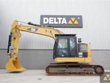 2018 Caterpillar 325FL crawler excavator, side view