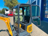 Berger Kraus BK1250KSR mini excavator cab interior view