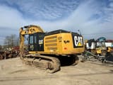 2015 Caterpillar 336EL crawler excavator, rear three-quarter view