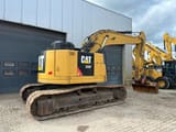 2016 Caterpillar 335F LCR crawler excavator, rear three-quarter view