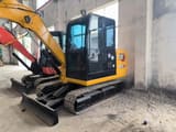 Caterpillar 307E2 mini excavator, side view