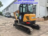 2024 Sany SY35U mini excavator, rear three-quarter view