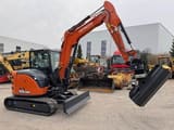 2024 Hitachi Zaxis 65USB mini excavator, side view
