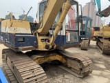 2016 Komatsu PC60 crawler excavator, rear three-quarter view