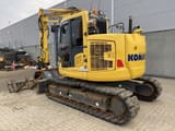2017 Komatsu PC138US-11 crawler excavator, rear three-quarter view