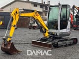 2020 Wacker Neuson EZ26 mini excavator, front three-quarter view