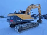 2011 Hyundai R210LC-9 crawler excavator, rear three-quarter view