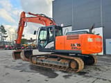 2014 Hitachi Zaxis 210LC crawler excavator, rear three-quarter view