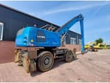 2017 Liebherr LH50M material handler, rear three-quarter view