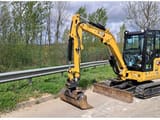 2022 Caterpillar 303.5 crawler excavator, side view