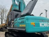 2025 Kobelco SK200D crawler excavator, rear three-quarter view