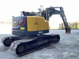 2014 Volvo ECR235DL crawler excavator, rear three-quarter view