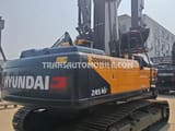 2026 Hyundai 245 VS crawler excavator, rear three-quarter view