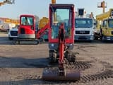 2017 Volvo EC15D mini excavator front view
