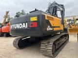 2026 Hyundai HX220HD crawler excavator rear view