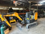 2020 Bobcat E17 mini excavator, side view