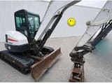 2015 Bobcat E50 mini excavator, side view