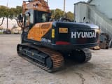 2021 Hyundai R220LC-9S crawler excavator, rear three-quarter view