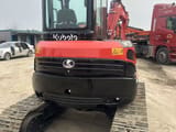 Kubota U55-4 crawler excavator, front view