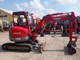2013 Volvo ECR38 mini excavator, side view