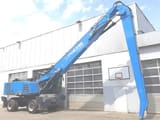 2019 Fuchs MHL360 F material handler, side profile view