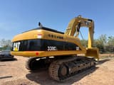 2018 Caterpillar 330CL crawler excavator, rear three-quarter view
