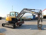 2010 Volvo ECR88 PLUS mini excavator, side profile view