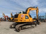2015 Liebherr R914 Compact Litronic crawler excavator, rear three-quarter view