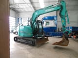 2014 Kobelco SK75SR-3E crawler excavator side view