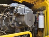 2017 Komatsu PC400-7 crawler excavator engine compartment view
