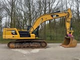 2019 Caterpillar 336 crawler excavator, side view