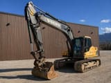 2011 Volvo EC160CL crawler excavator, side profile view