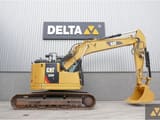2018 Caterpillar 325FL crawler excavator, side view