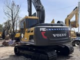 2021 Volvo EC140D crawler excavator, rear three-quarter view