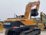 2017 Hyundai R305LC-9T crawler excavator, rear three-quarter view