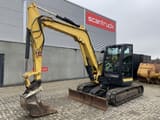 2017 Yanmar VIO80-1A mini excavator, side view