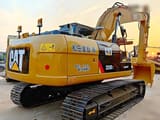 2018 Caterpillar 320D2 crawler excavator, rear three-quarter view