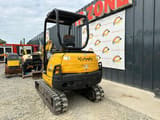 2016 Kubota KX61-3 mini excavator, rear view