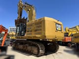 2017 Caterpillar 374F crawler excavator, rear three-quarter view