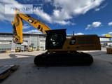 2019 Caterpillar 340-07A crawler excavator, side profile view