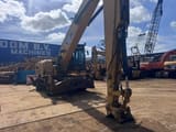 2011 Caterpillar M322D MH material handler, side view