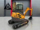 2026 Gorila G27SE I PRO CAB mini excavator, rear three-quarter view