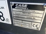 2022 CASE CX85D SR mini excavator identification plate