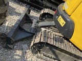 Komatsu PC30MR mini excavator rear view with blade