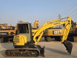 2022 Yanmar VIO55 mini excavator, side profile view